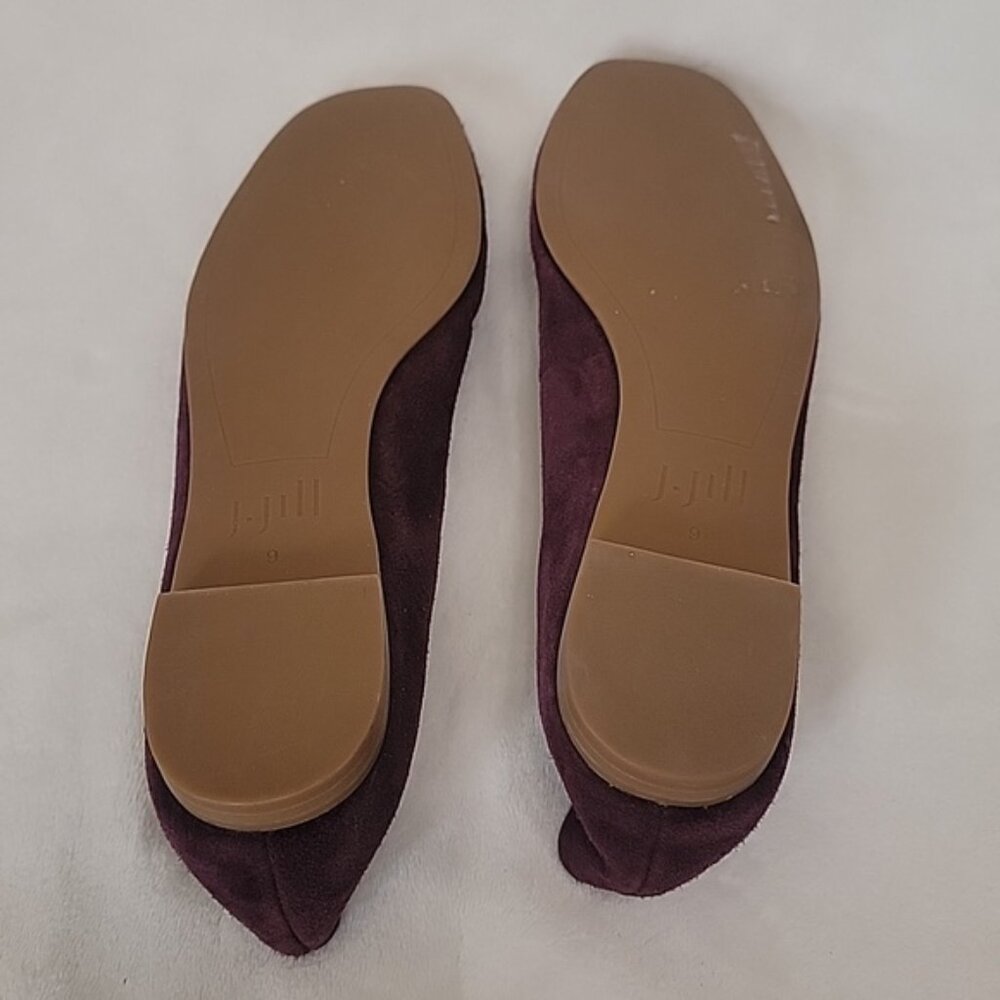 J. Jill Maroon Flats Size 9 - Picture 9 of 9
